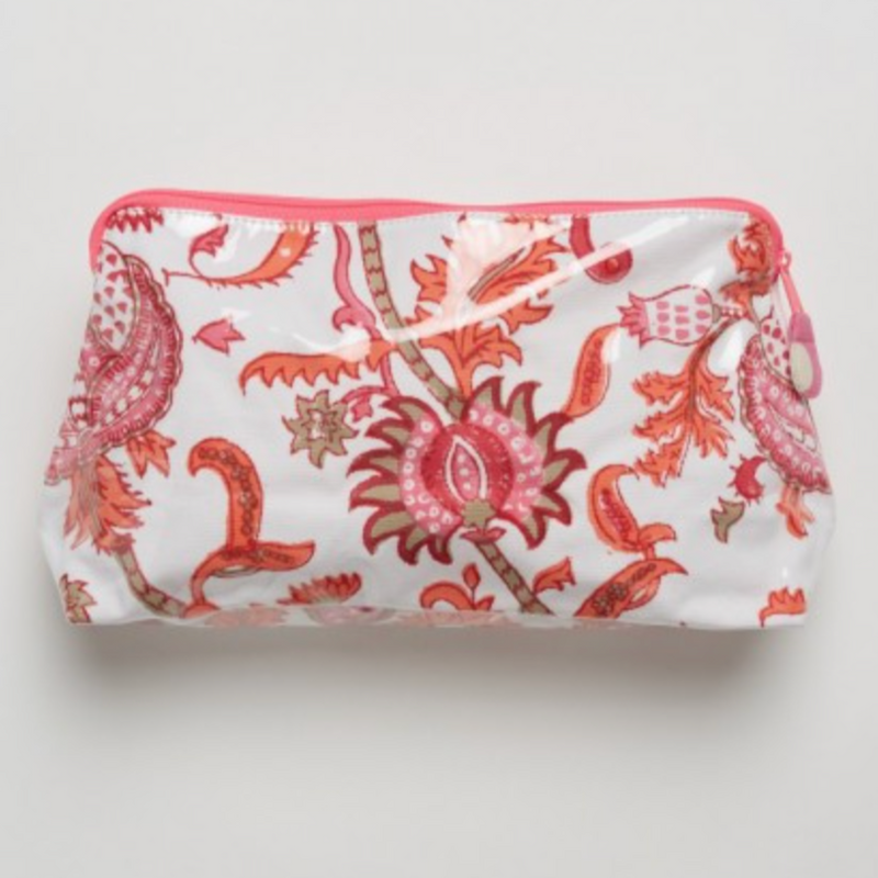 Jumbo Block Print Monogram Travel Case - Pink