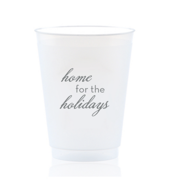 Home for the Holidays Shatterproof Cups