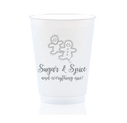 Sugar & Spice Shatterproof Cups