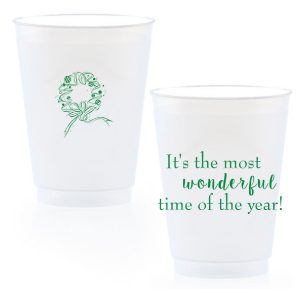 Wonderful Time of the Year Shatterproof Cups