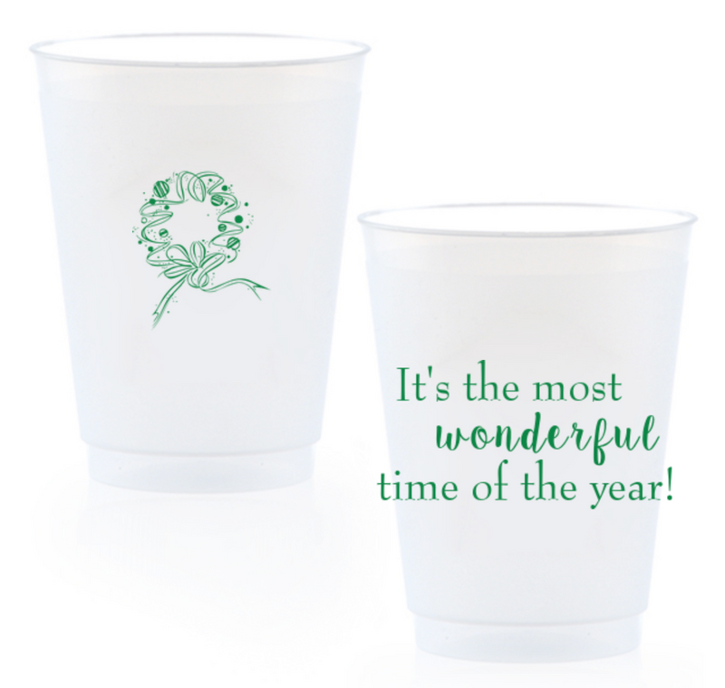 Wonderful Time of the Year Shatterproof Cups