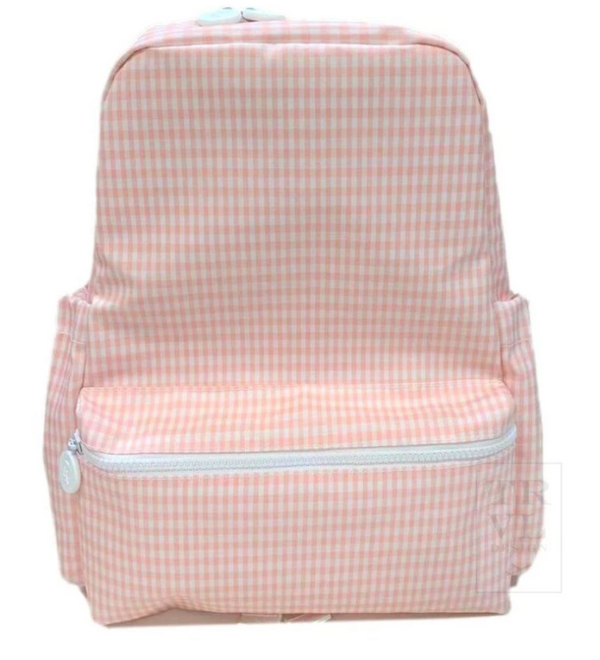 Gingham Coated Backpack – The Monogrammed Home