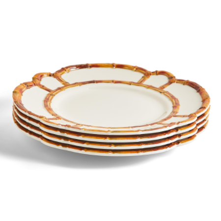 Bamboo Touch Dinner Plates - Two's Company