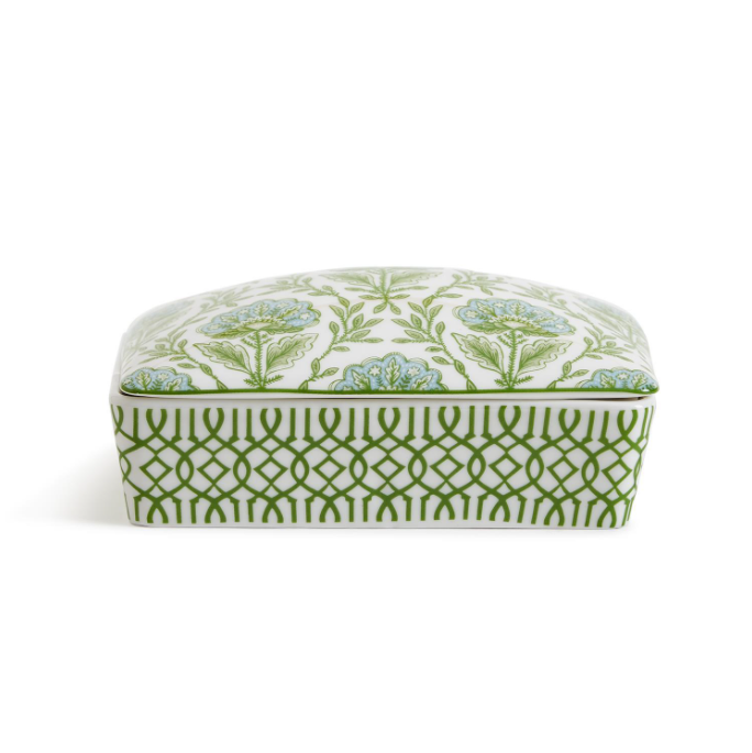 Floral Playing Card Box + Cards - Two's Company