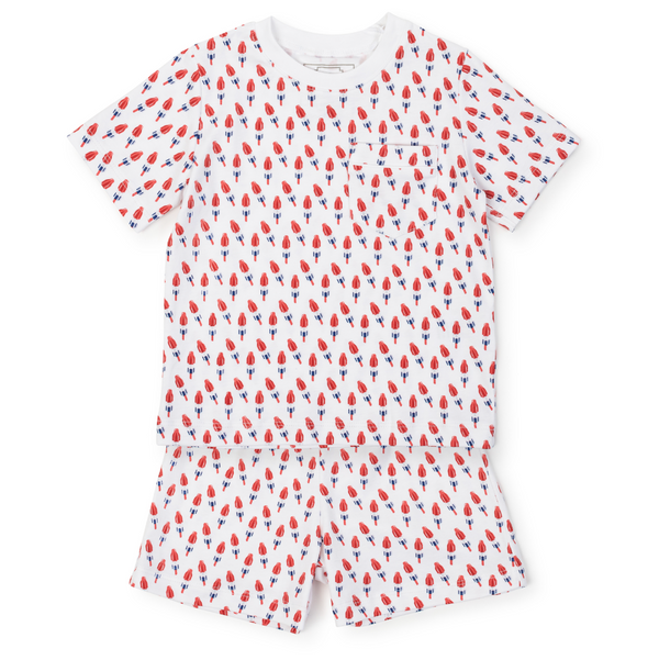 Lila Hayes Patriotic Popsicles Short Pajama Set