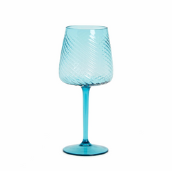 Sea Foam Spiricle Wine Glasses