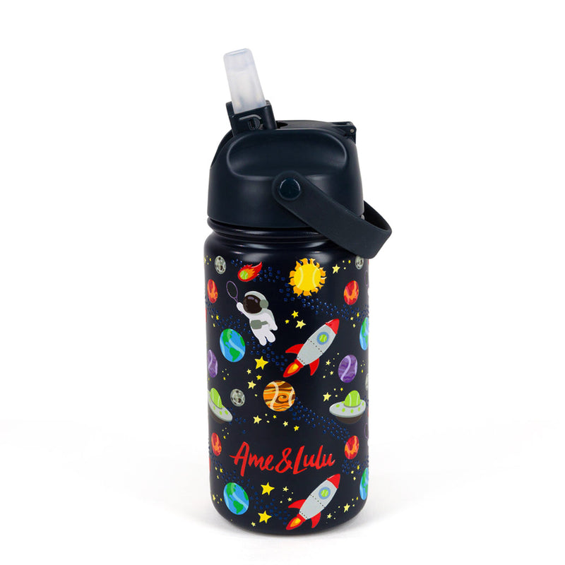 space planets kid's water bottle 