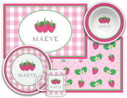 Strawberry Patch Tabletop Collection - 4 Piece Set