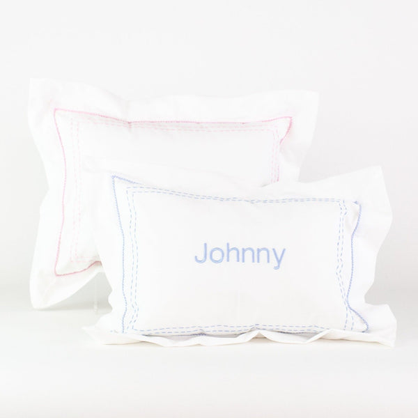 Stitched Boudoir Pillow - Monogrammed or Personalized