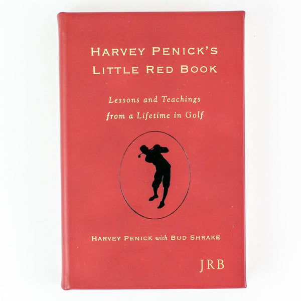 Harvey Penick's Little Red Book Leather Bound Book
