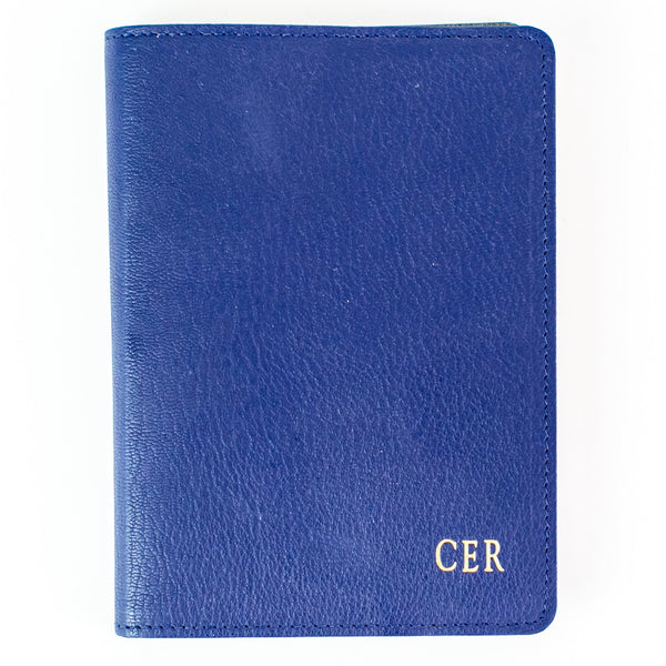 7-inch Wire-O Notebook, Blue Leather