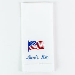 American Flag Guest Towel