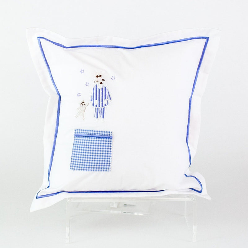 Tooth Fairy Pillow - Monogrammed or Personalized - Blue