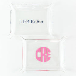 Acrylic Catchall, Monogrammed