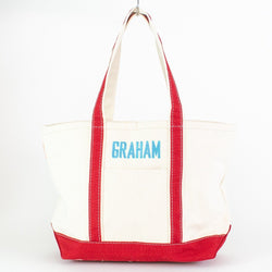 Medium Boat Tote - Red