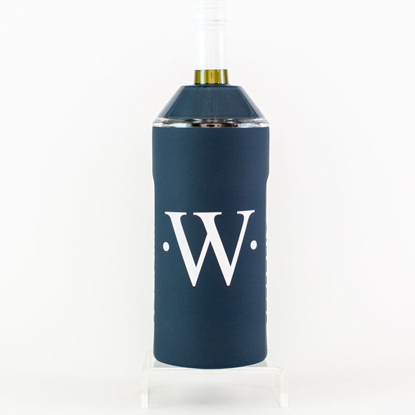 Vinglace Wine Chiller - Navy - Monogrammed