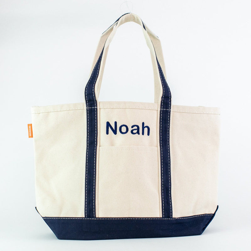 Medium Boat Tote - Navy