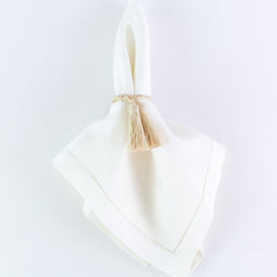 Tassel Napkin Rings Natural