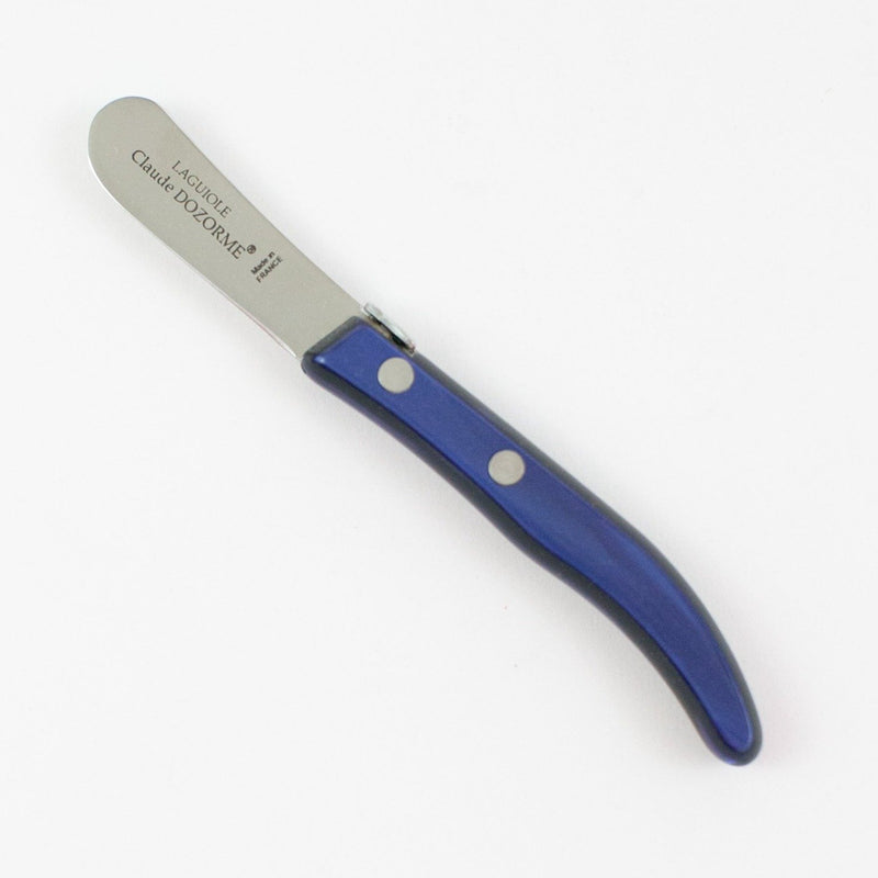 Laguiole Claude DOZORME Cheese Knife - Navy