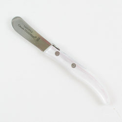 Laguiole Claude DOZORME Cheese Knife - White