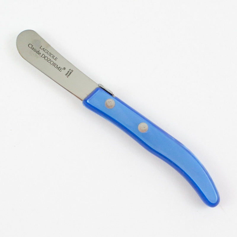 Laguiole Claude DOZORME Cheese Knife - Blue