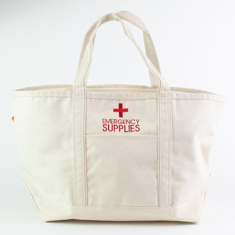 Large Boat Tote - Natural - Personalized or Monogrammed
