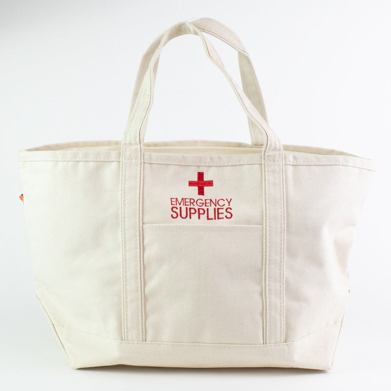 Large Boat Tote - Natural - Personalized or Monogrammed