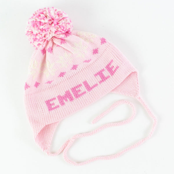Nordic Knit Earflap Hat - Personalized
