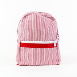Small Lightweight Backpack for Children - Red - Add Name or Monogram