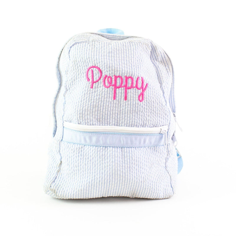 Small Lightweight Backpack for Children - Baby Blue - Add Name or Monogram