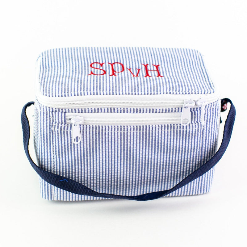 Swimfan Nooner Lunch Box  Preppy Monogrammed Gifts