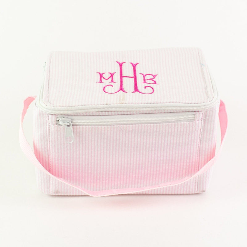 Swimfan Nooner Lunch Box  Preppy Monogrammed Gifts