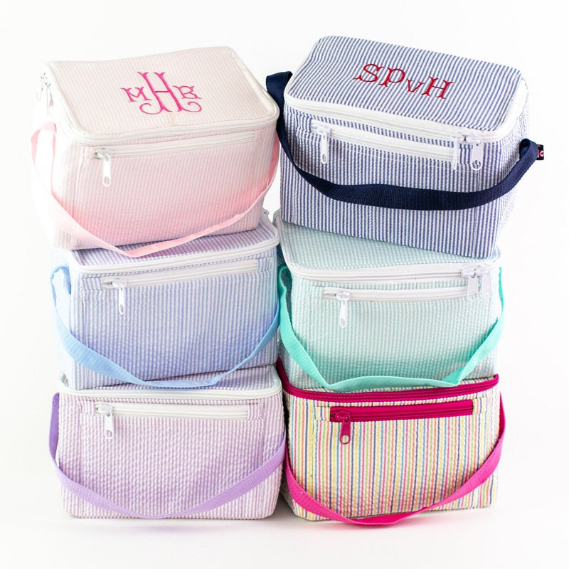 Seersucker Rectangular Lunch Box – The Monogrammed Home