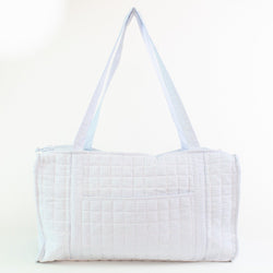 Quilted Duffle - Monogrammed - Blue