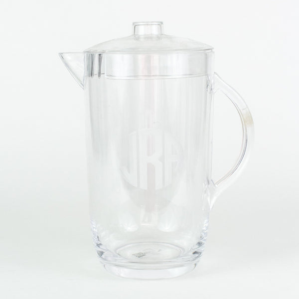 Etched 2 Qt. Acrylic Pitcher