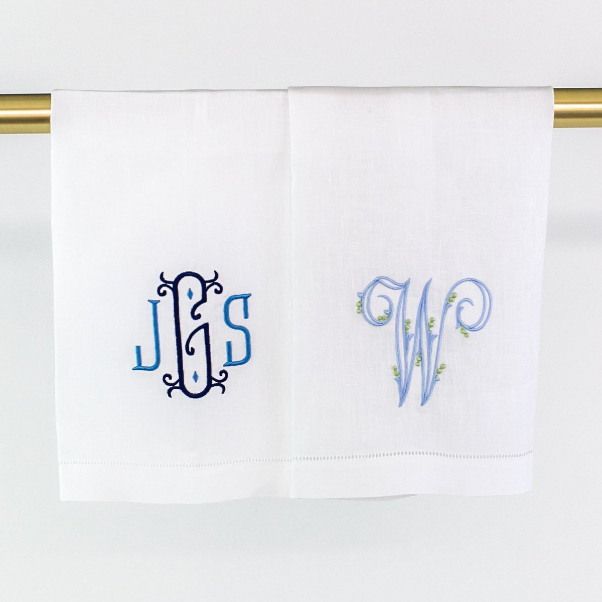 AuldHome Design Guest Towels (Set Of 2, Black); Guest - View #6