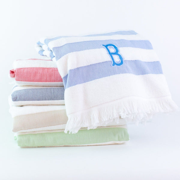 Matouk Amado Beach Towel - Monogrammed - Assorted Colors