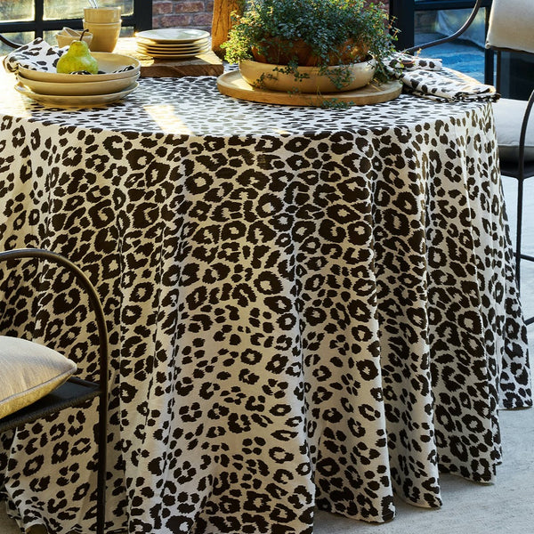 Brown Leopard Dinner Napkins