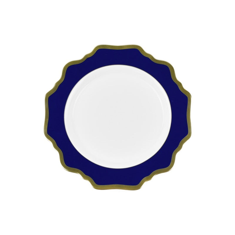 Cobalt Blue Bloom Dinnerware Collection - Appetizer Dessert Plate