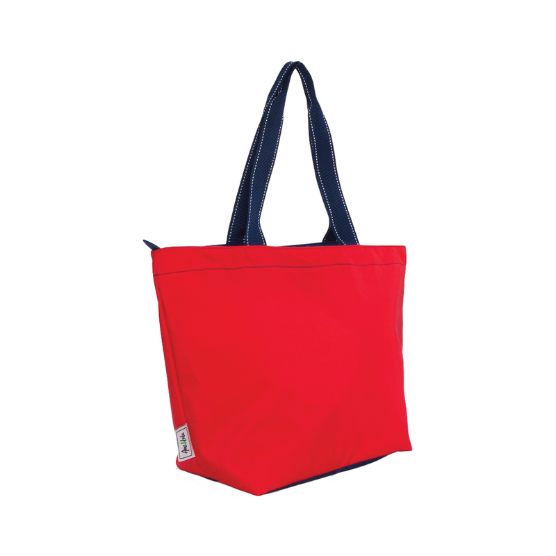 Surfside Tote - Red - Monogrammed