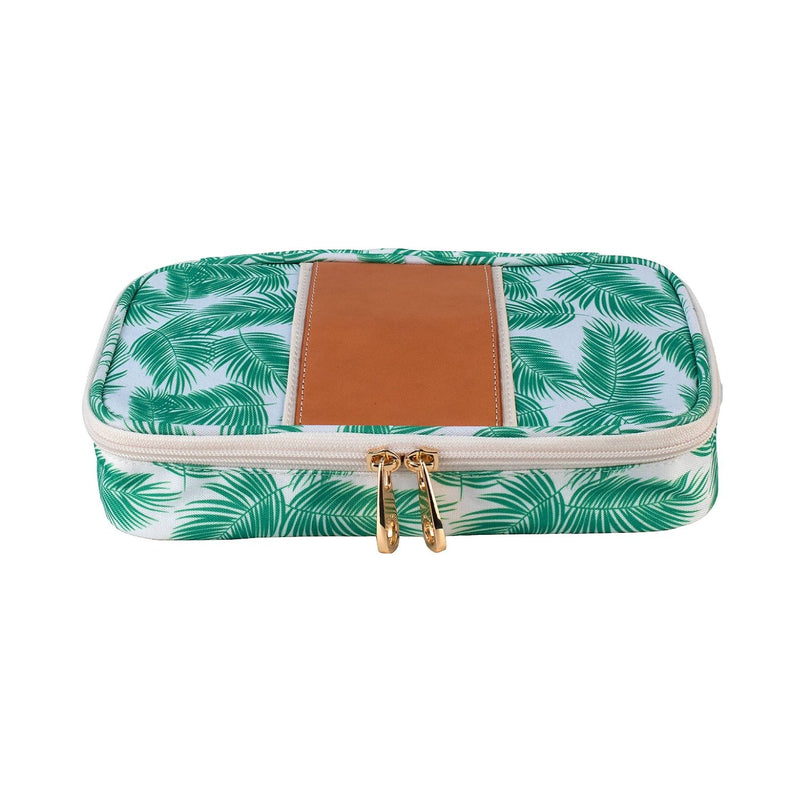 Megan Train Case (Stamping) - Palm
