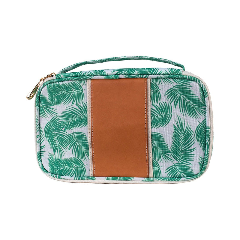 Megan Train Case (Stamping) - Palm