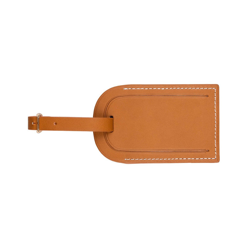 Lenny Luggage Tag - Tan - Personalized