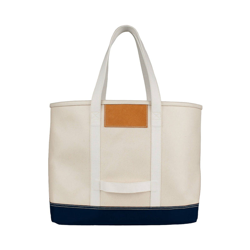 Finn Coated Canvas Tote - Navy