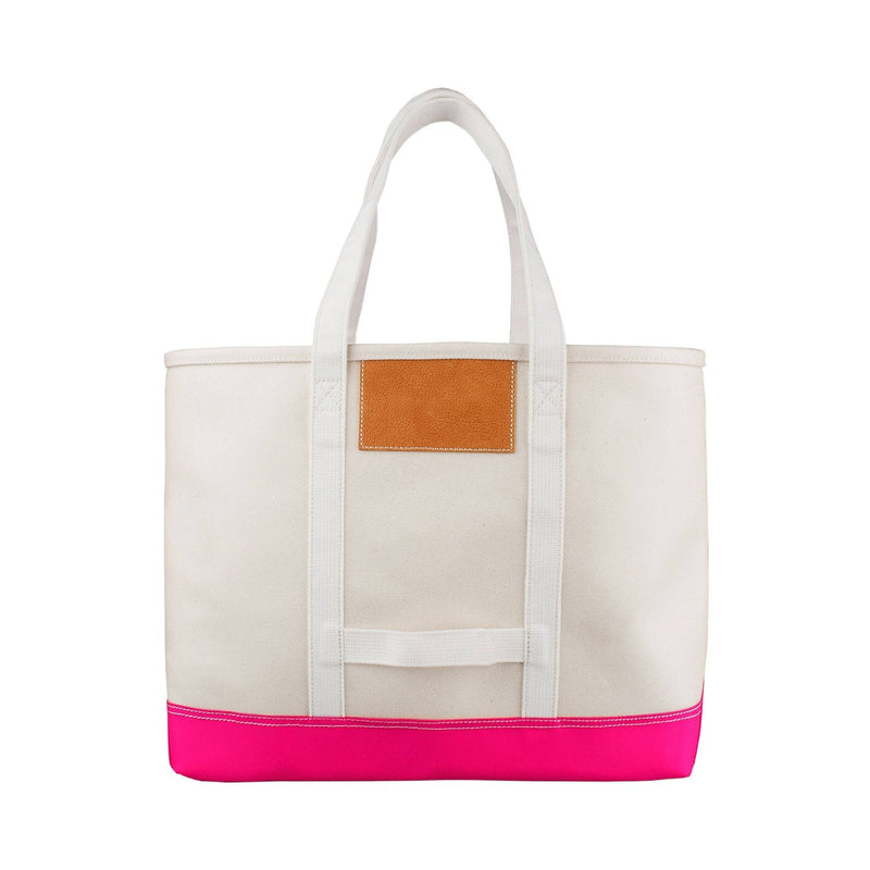 Finn Coated Canvas Tote - Pink