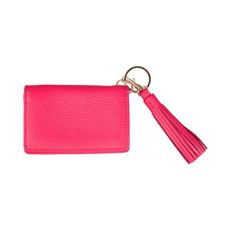 Disco Leather Wallet - Personalized - Pink