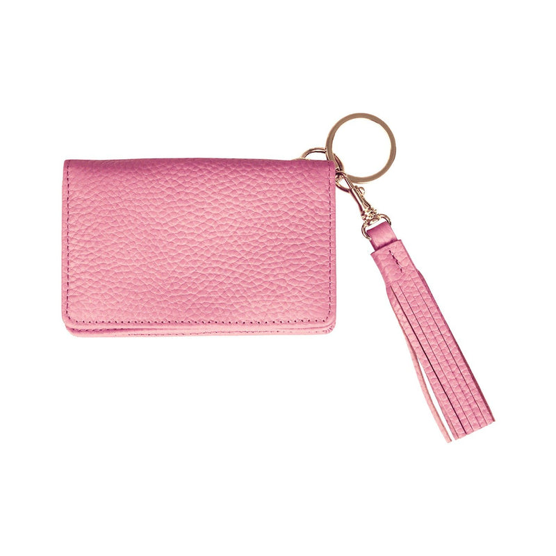 Boulevard Keychain Wallet w/ Monogramming (More Colors Available) Strawberry / with Monogram +$10