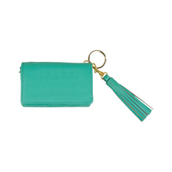 Disco Leather Wallet - Personalized - Mint
