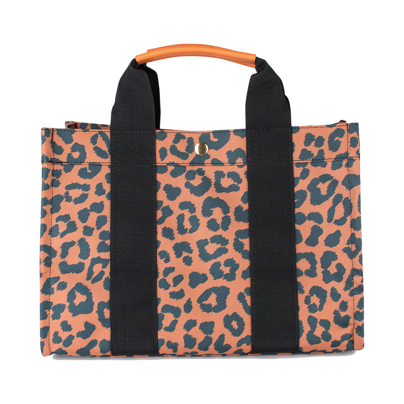 Kylie Tote features a removable organizational insert - Leopard - Personalized