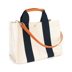 Kylie Tote features a removable organizational insert - Sailor - Personalized